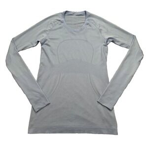 LULULEMON Swiftly Tech Long Sleeve Blue Run size Small Thumbholes